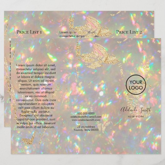 華やかなopal写真パンフレット (正面/裏面)