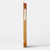 華やかフェイクな金ゴールドグリッターと輝きのカスタム Case-Mate iPhoneケース (裏面 / 左)