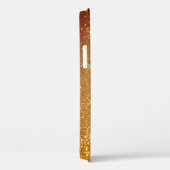 華やかフェイクな金ゴールドグリッターと輝きのカスタム Case-Mate iPhoneケース (裏面 / 右)