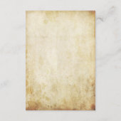 華やか華美なヴィンテージウェディングコレクション エンクロージャーカード (裏面)