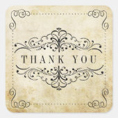 華やか華美なヴィンテージウェディングコレクション スクエアシール (正面)