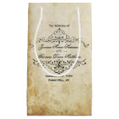 華やか華美なヴィンテージウェディングコレクション スモールペーパーバッグ (正面)