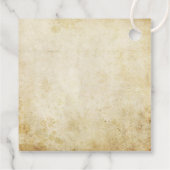 華やか華美なヴィンテージウェディングコレクション フェイバータグ (裏面)