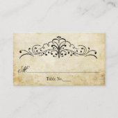 華やか華美なヴィンテージウェディングコレクション プレイスカード (正面)
