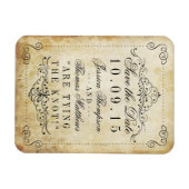 華やか華美なヴィンテージウェディングコレクション マグネット (横)