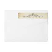 華やか華美なヴィンテージウェディングコレクション ラップアラウンドラベル (裏面)