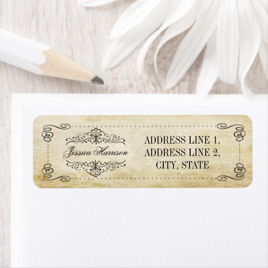 華やか華美なヴィンテージウェディングコレクション ラベル (インサイチュ)