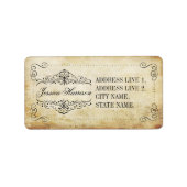 華やか華美なヴィンテージウェディングコレクション ラベル (正面)