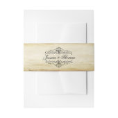 華やか華美なヴィンテージウェディングコレクション 招待状ベリーバンド (正面例)