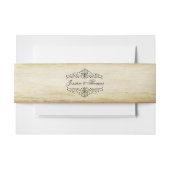 華やか華美なヴィンテージウェディングコレクション 招待状ベリーバンド (正面例)