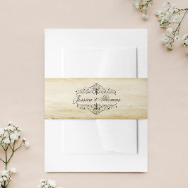 華やか華美なヴィンテージウェディングコレクション 招待状ベリーバンド