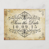 華やか華美なヴィンテージウェディングコレクション 案内ポストカード (正面)