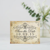 華やか華美なヴィンテージウェディングコレクション 案内ポストカード (スタンド正面)