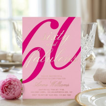 華やか60歳の誕生日パーティー Sixty and Fabulous