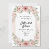 華やか 招待状 (正面)