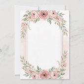 華やか 招待状 (裏面)