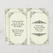 華エレガント々しい結婚式 (正面/裏面)