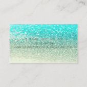 華エレガントスタイリッシュやかなプロフェッショナルな輝き 名刺 (裏面)