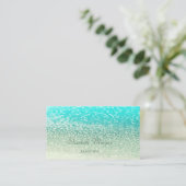 華エレガントスタイリッシュやかなプロフェッショナルな輝き 名刺 (スタンド正面)