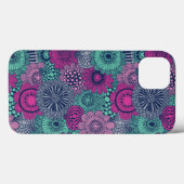 華スタイリッシュやかな花の明るい模様 Case-Mate iPhoneケース (裏面 (横))