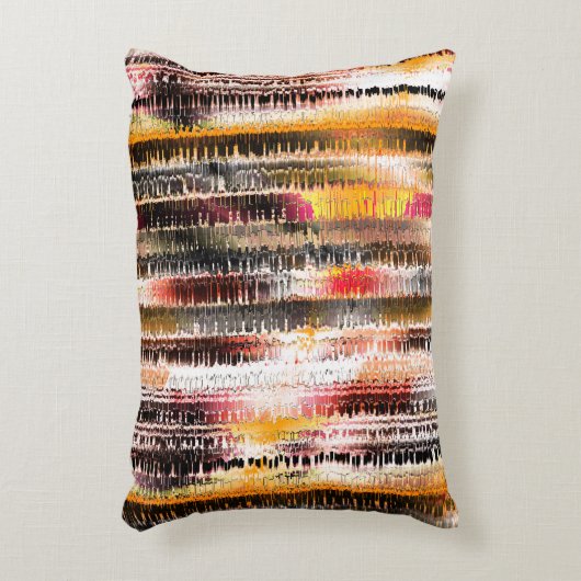 華ストライプのやかな紙 アクセントクッション (正面(垂直))