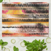 華ストライプのやかな紙 キッチンタオル (折り畳み)