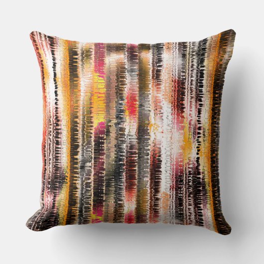 華ストライプのやかな紙 クッション (正面)