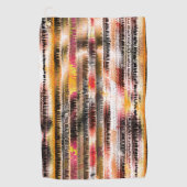 華ストライプのやかな紙 ゴルフタオル (正面)