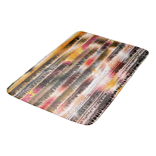 華ストライプのやかな紙 バスマット (アングル)