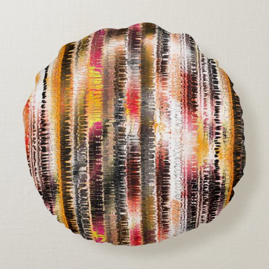 華ストライプのやかな紙 ラウンドクッション (裏面)