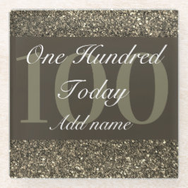 華パーソナライズされたやかなスペシャルコースター100th ガラスコースター