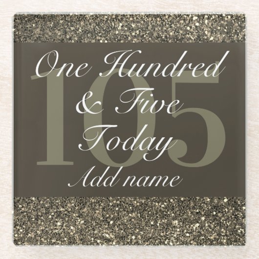 華パーソナライズされたやかなスペシャルコースター105th ガラスコースター (正面)