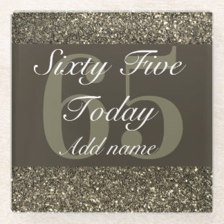 華パーソナライズされたやかなスペシャルコースター65th ガラスコースター