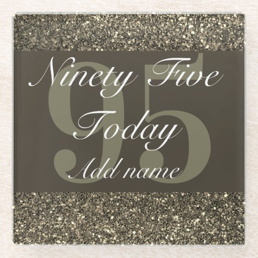 華パーソナライズされたやかなスペシャルコースター95th ガラスコースター (正面)