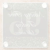 華パーソナライズされたやかなスペシャルコースター95th ガラスコースター (裏面)