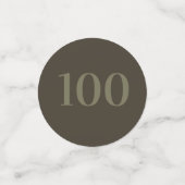 華パーソナライズされたやかなテーブル紙吹雪100位 コンフェッティ (スモール正面)