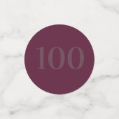 華パーソナライズされたやかなテーブル紙吹雪100位 コンフェッティ (スモール正面)