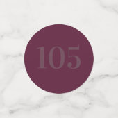 華パーソナライズされたやかなテーブル紙吹雪105日 コンフェッティ (スモール正面)