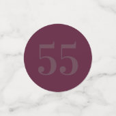 華パーソナライズされたやかなテーブル紙吹雪55日 コンフェッティ (スモール正面)