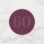 華パーソナライズされたやかなテーブル紙吹雪60日 コンフェッティ (スモール正面)