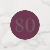 華パーソナライズされたやかなテーブル紙吹雪80日 コンフェッティ (スモール正面)