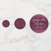 華パーソナライズされたやかなテーブル紙吹雪85日 コンフェッティ (正面)