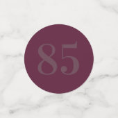 華パーソナライズされたやかなテーブル紙吹雪85日 コンフェッティ (スモール正面)