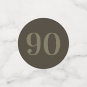 華パーソナライズされたやかなテーブル紙吹雪90日 コンフェッティ (スモール正面)