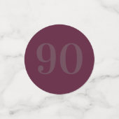 華パーソナライズされたやかなテーブル紙吹雪90日 コンフェッティ (スモール正面)