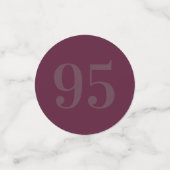 華パーソナライズされたやかなテーブル紙吹雪95日 コンフェッティ (スモール正面)