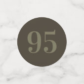 華パーソナライズされたやかなテーブル紙吹雪95日 コンフェッティ (スモール正面)