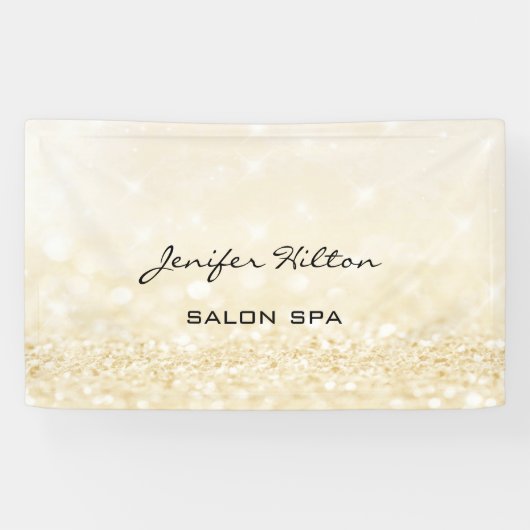 華モダンやかなシックフェイク金ゴールド 横断幕 (横)