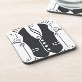 華人と提携している コースター (左側)