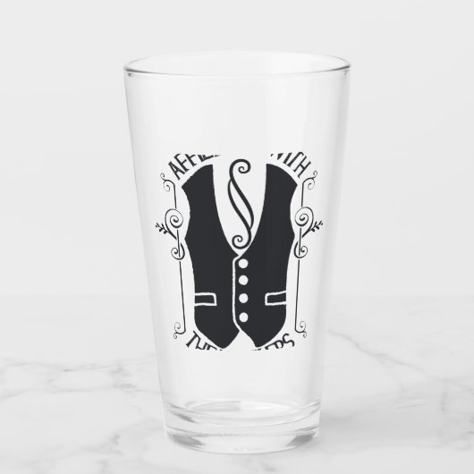 華人と提携している タンブラーグラス (正面)